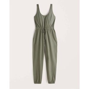 Abercrombie Olive Green Traveler Jumpsuit